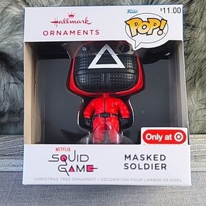 New In Box-Hallmark Funko Pop Ornament Squid Game